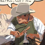 Billy Schenck, Gratuitous violence (detail). Courtesy of JoAnne Artman Gallery