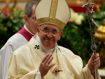 El Papa Francisco en un evento público