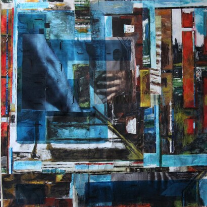 Emilio Belotti, "Incontro", 2020, dettaglio