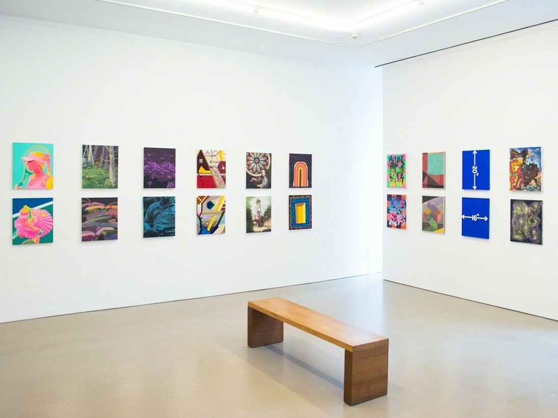 The Twenty by Sixteen Biennial, Exhibition view. Courtesy of Morgan Lehman Gallery