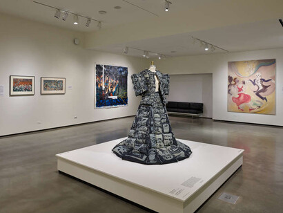 Art and design from 1900 to now, exhibition view. Courtesy of Risd Museum