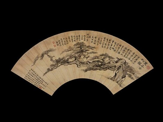 The Ancient Pine of Dongmou, Qing dynasty, dated 1727, Gao Fenghan (1683-1749), Ink on paper, © The Trustees of the British Museum