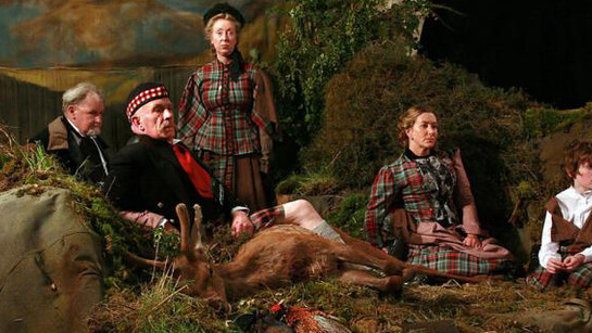 The Bedfords, 2009 
16 mm film transferred to digital format, 20 minutes 
Written & directed by Henry Coombes, Produced by Ciara Barry, A Brocken Spectre production. 
Collection: National Galleries of Scotland, purchased with the Iain Paul Fund 2015 
© Henry Coombes 