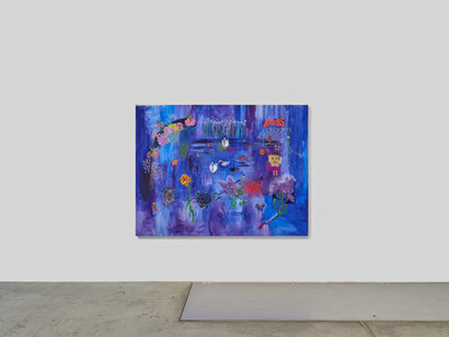Emily Sundblad, The adolescent ocean, exhibition view. Courtesy of Bortolami Gallery