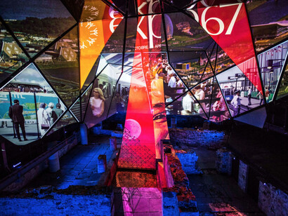 Multimedia Show. Courtesy of Pointe-à-Callière