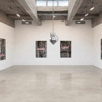 Monica Bonvicini, Put all heaven in a rage, exhibition view. Courtesy of Tanya Bonakdar Gallery