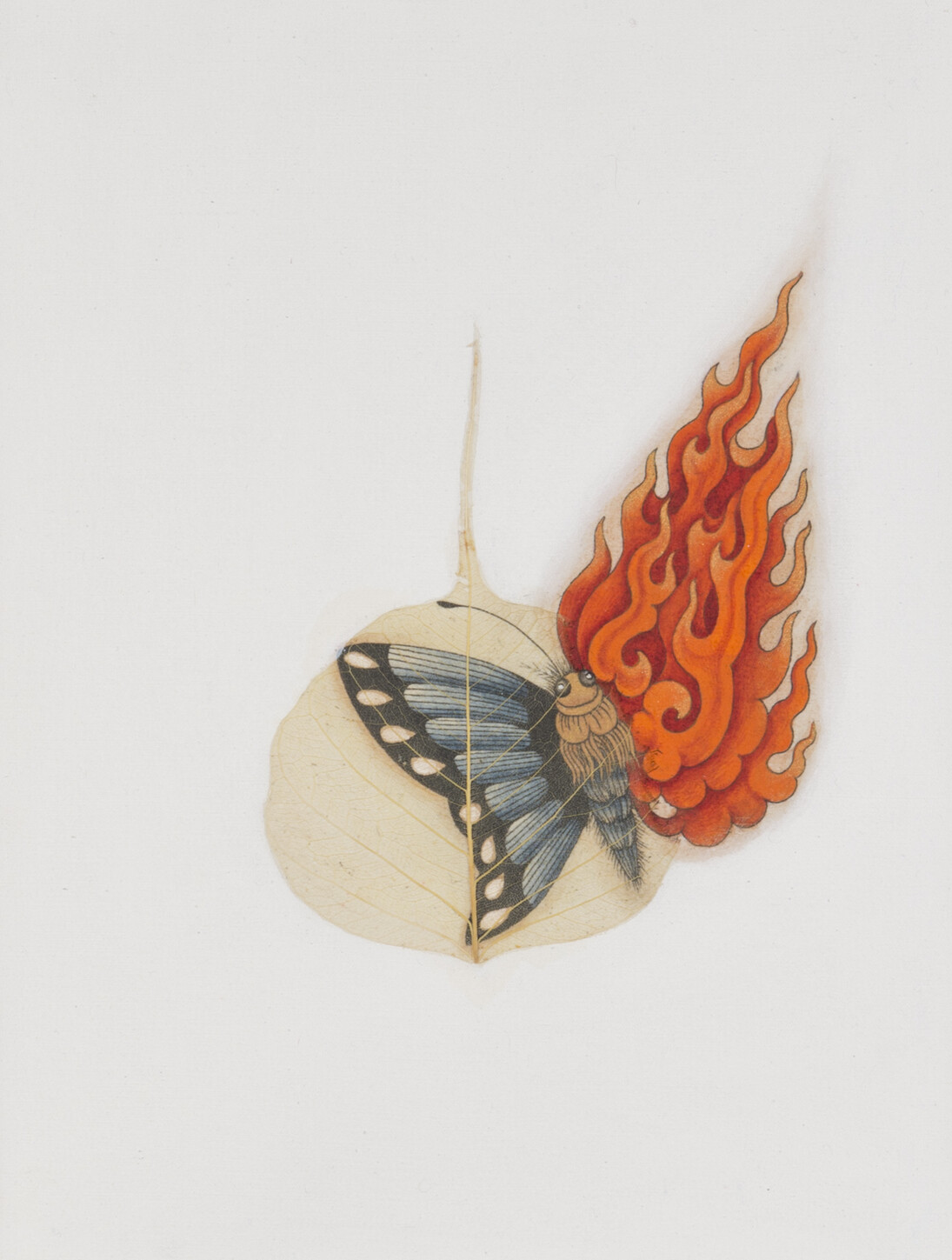 Fatal Attraction III
2015
Gade
acrylic, bodhi leaf on canvas
23.2 x 31 cm (9 x 12 ¼ in)