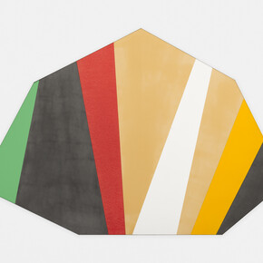 Kenneth Noland
Half Day, 1976
verso signed, titled and dated
acrylic on canvas
66 1/2 x 130 inches 
168.9 x 330.2 cm
 © The Estate of Kenneth Noland/ VAGA, New York/ Dacs, London, 2016.
