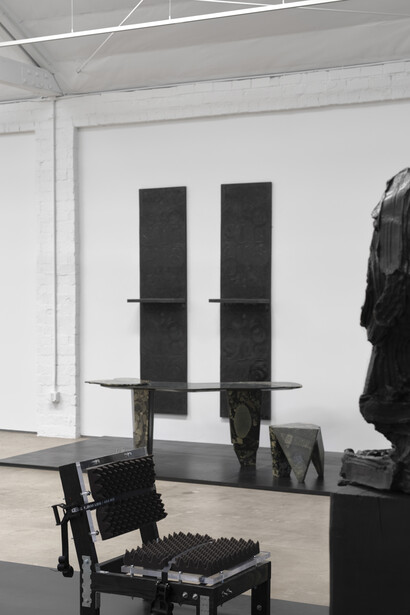 Chaos, 2023, curated by Alexander May at Carpenters Workshop Gallery, installation view, photo by Elizabeth Carababas. Courtesy of Carpenters Workshop, Los Angeles