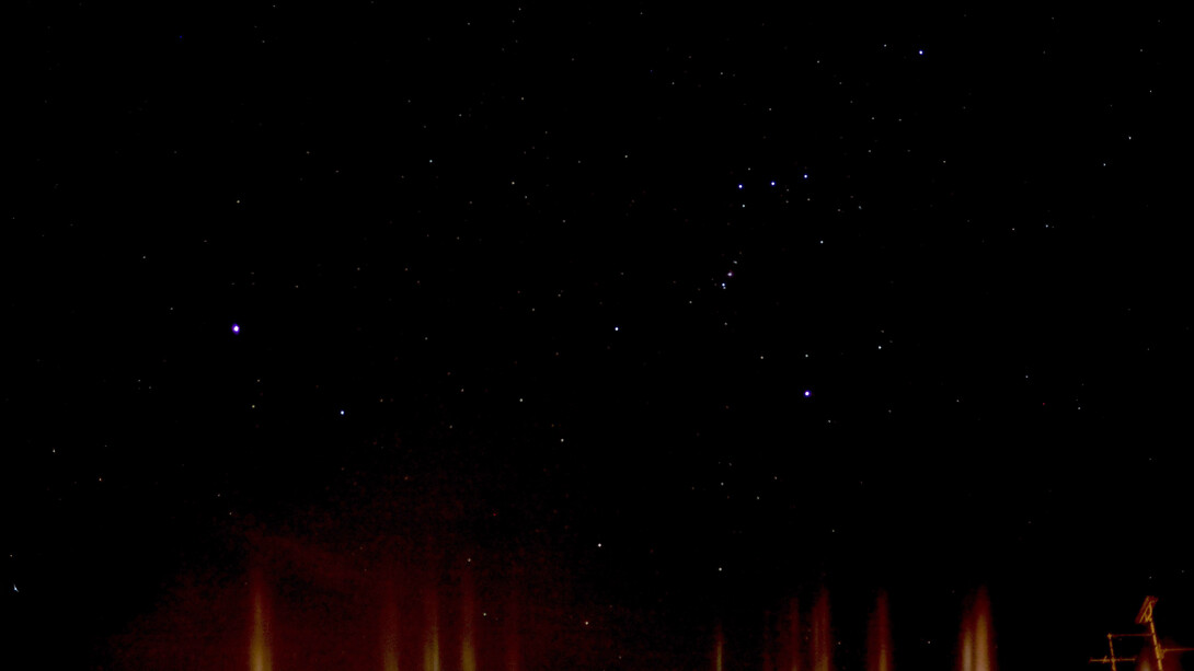 Orione nel cielo di Comacchio