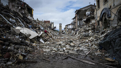 Gli effetti del terremoto del 2016