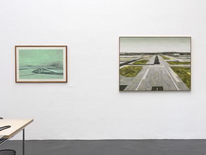 Andreas Silbermann, On the road, exhibition view. Courtesy of Galerie Poll. Photo by dotgain