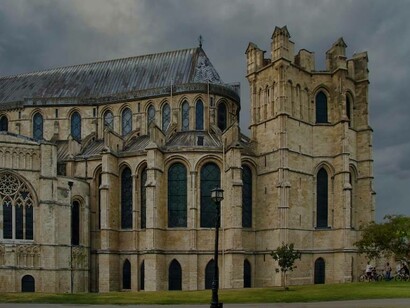 Canterbury Cathedral based in the UK has a 72-metre-high main tower that can be seen from miles around
