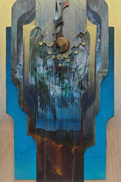 Omar Barquet, 4th Vision, Cascada atrapa sueños (for B. Viola), 2024. Courtesy of Yancey Richardson