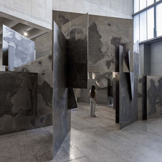 Ana Laura Aláez, Sculpture pavilion, exhibition view. Courtesy of MUSAC