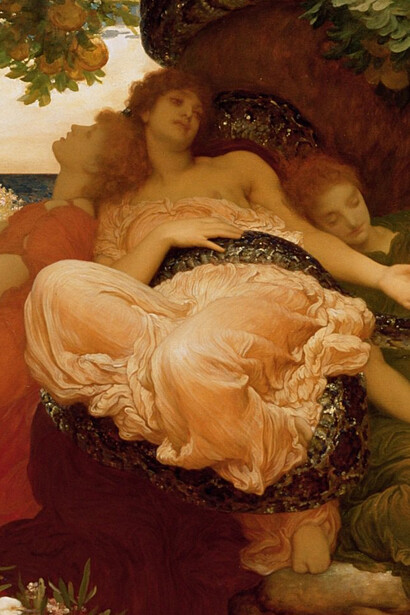 F. Leighton, Il giardino delle Esperidi
