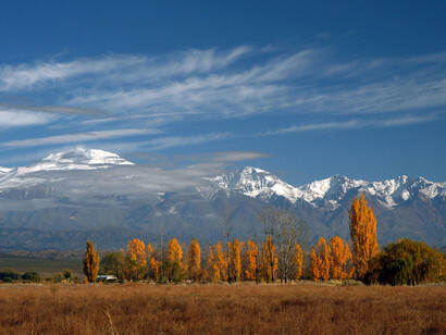 Paisagem espetacular do município de Mendoza