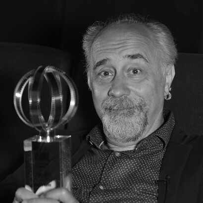 Giorgio Diritti con il Globo d'Oro