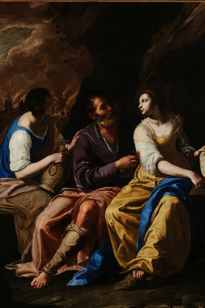 Artemisia Gentileschi, Lot und seine Töchter, 1636-38, 230,5 x 182,9 cm, © Toledo Museum of Art, Ohio (1983.107)