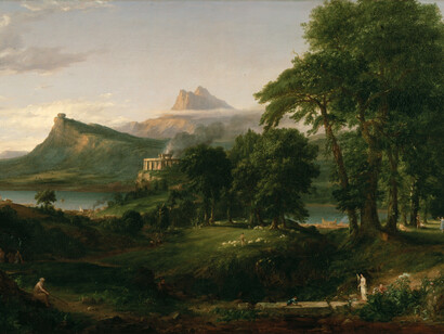 Cole Thomas. The Arcadian or Pastoral State, 1836