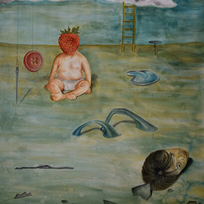 Apoorva Garg, Bits and pieces of time and mind (detail), 2024. Courtesy of Dhoomimal Gallery