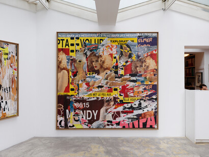 Jacques Villeglé. Courtesy of Galerie Vallois