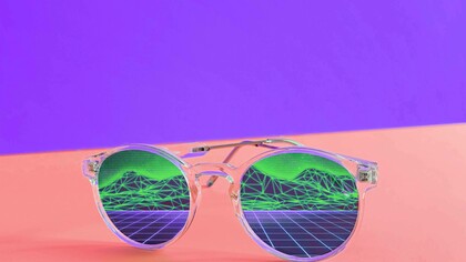Fashionable glasses with an AI imprint