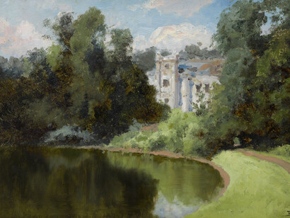 V.D. Polenov, Pond in the park. Olshanka, 1877. Courtesy of New Tretyakov Gallery 
        