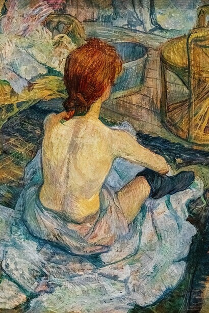 Henri de Toulouse-Lautrec, (Albi) Rousse (La Toilette), 1889, Musée d'Orsay, Paris