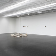 Georg Pinteritsch, In the service of belonging, within the group of real men, behaving in ways that are rewarded, exhibition view. Courtesy of Lentos Kunstmuseum