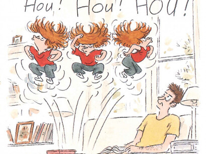 Pico Bogue and his family. Courtesy of Comics Art Museum