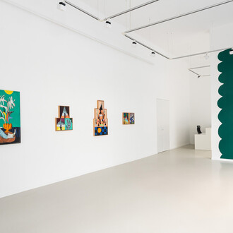 József Csató, Tent, exhibition view. Courtesy of Erika Deák Gallery