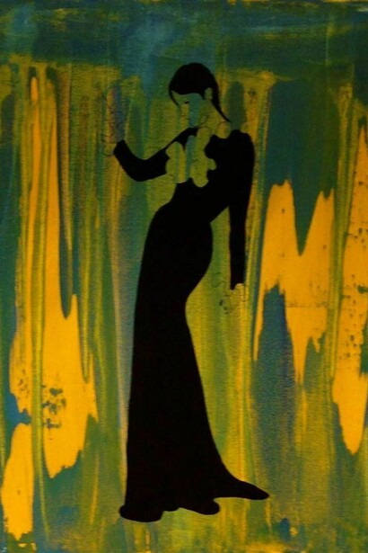 Ann-Greth Hilding, Forest, Acrylic on Canvas, 22" x 18"