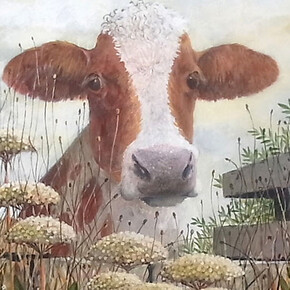 Alan Parry, Hole in the Wall, Acrylic on Board, signed, 52 x 45 cm