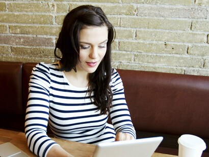 Actualizando el blog desde un café