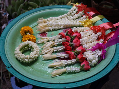 Ritual offerings. Ph Genevieve Northup