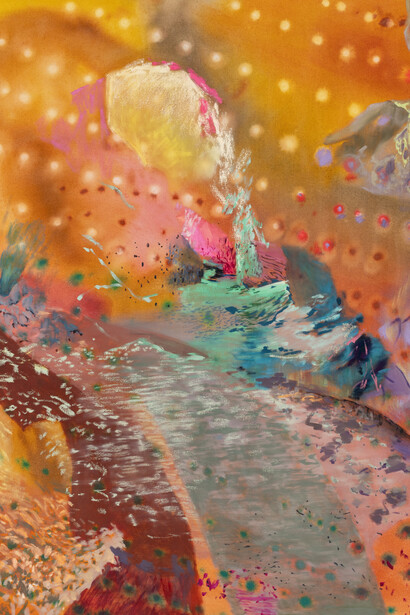 Eva Struble, Karst (detail), 2025. Courtesy of Jane Lombard Gallery