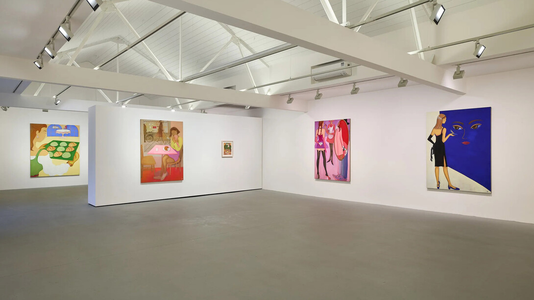 Maria Farrar, Milk, exhibition view. Courtesy of Ota Fine Arts
