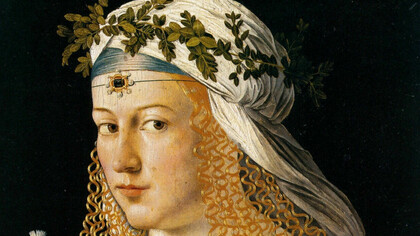 Bartolomeo Veneto, Lucrezia Borgia (Ritratto di Flora)