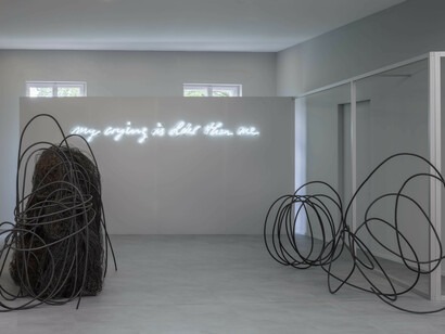 Verschiedene künstler:innen, [ materialistin ], ausstellungsansicht. Mit freundlicher genehmigung des Hamburger Bahnhofs