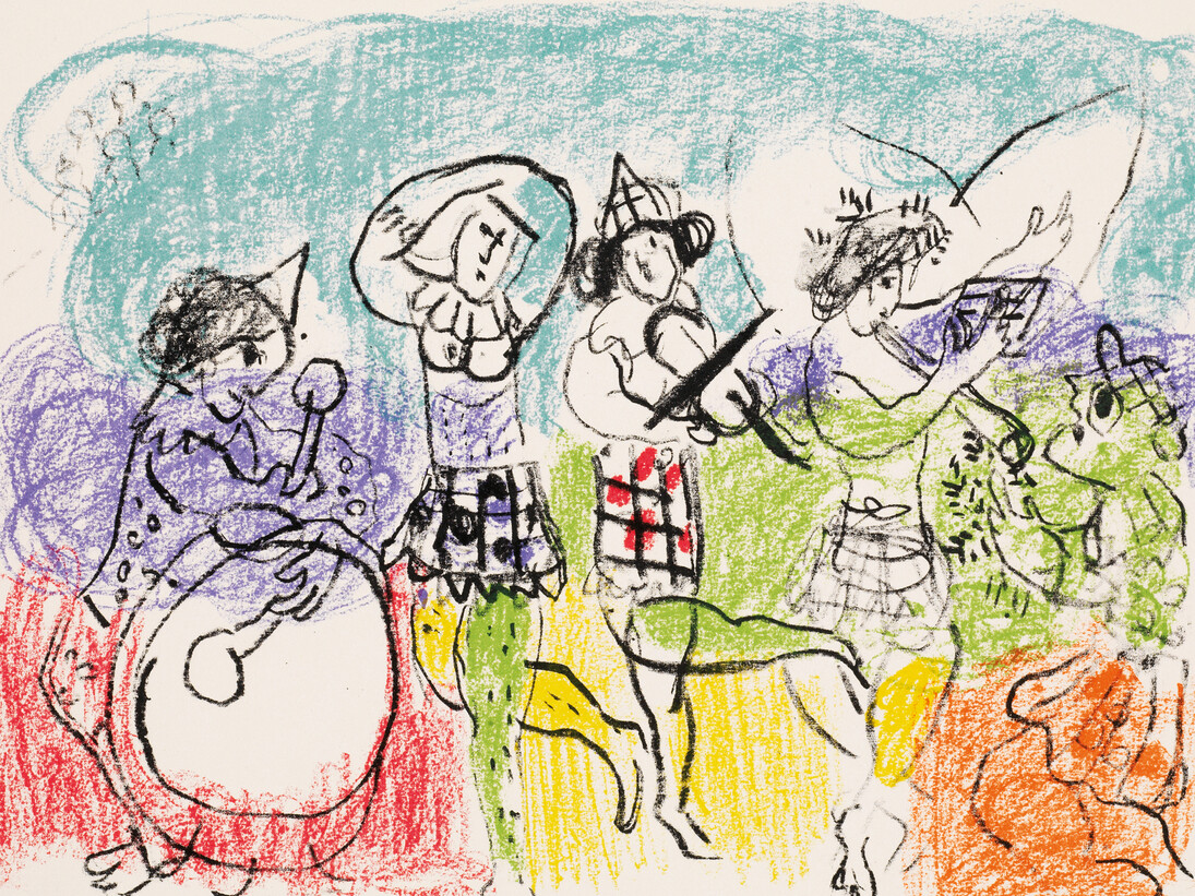 Marc Chagall, The Little Arlequins
