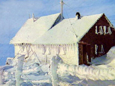Invierno en Montseny, Observatorio meteorológico del Turó de L'Home