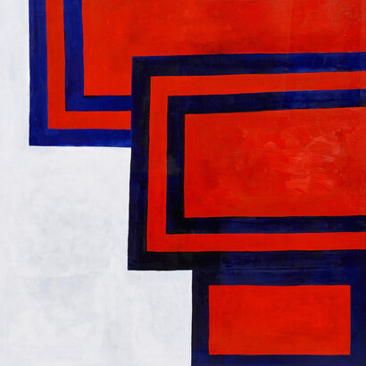 Raphaela Simon, Teppichgeschäft, 2016, oil on canvas. Courtesy of the artist and Galerie Max Hetzler, Berlin | Paris
