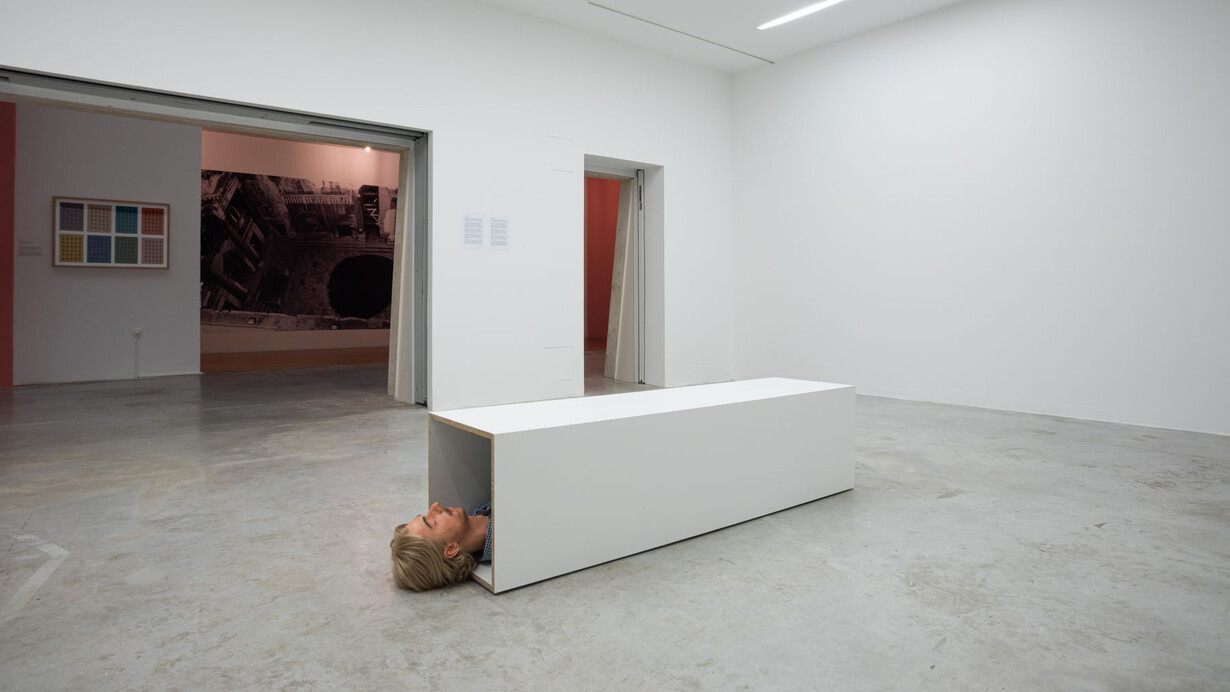 Dominik Štibernik, Selfie, exhibition view. Courtesy of MG+MSUM