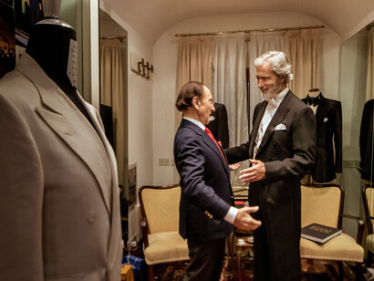 Franco Puppato con Massimo Gradini, foto Marianna Santoni