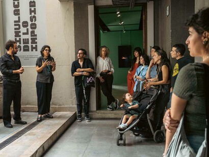 Simulacro de lo imposible, vista de exhibición. Cortesía del Museo de Antioquia
