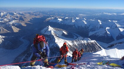 Mountaineers of Ang's Himalayan adventure are going for the Everest Summit push, Nepal