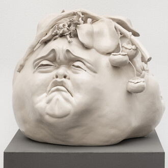 Lorena Guzmán, Honne-Tatemae o la excéntrica mutación del kaki, 2021. Cortesía de Galería Vasari