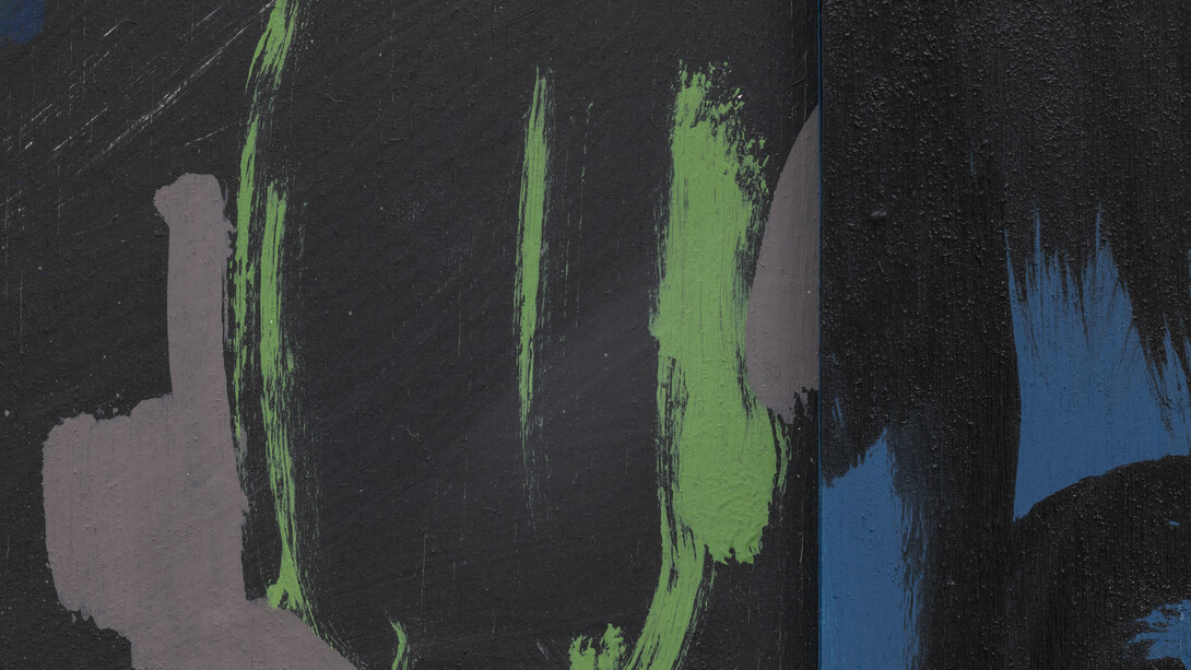 Mary Ramsden
Icon 1, 2019
Oil on Board
24.6 x 26.4 cm
9 3/4 x 10 3/8 in
(RAMS 2019012)
Courtesy of the artist and Pilar Corrias Gallery. Photo: Damian Griffiths.
