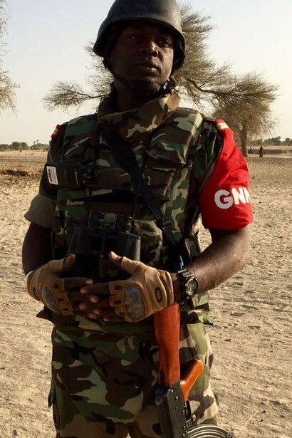 Teniente Moussa Daouda Rabiou de la Guarda Nacional Nigerina, 2016
